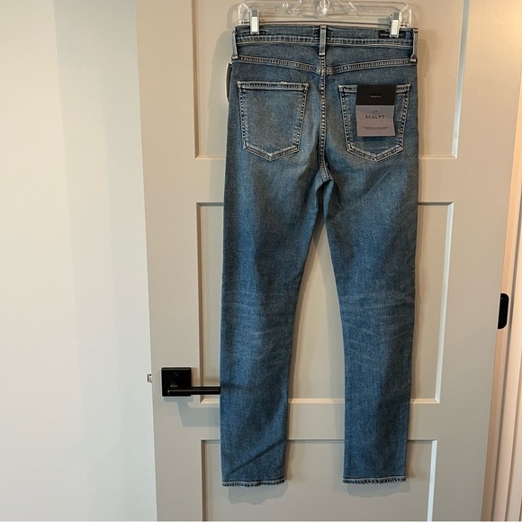 NWT Citizens of Humanity 30 Harlow Skinny Witness Blue Sculpt Anthropologie - Picture 7 of 7